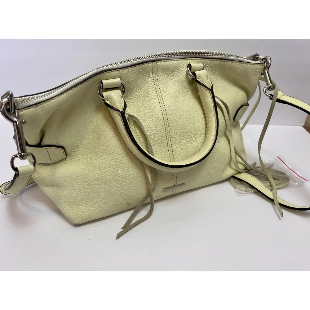 Rebecca Minkoff Shoulder Bag In Honeydoo Large Purse Handbag Leather - Picture 11 of 13